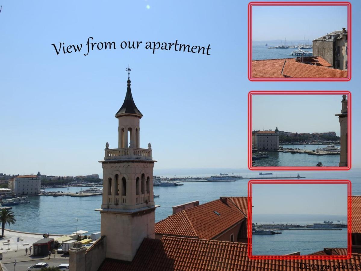 Top Of The Tops Center Apartment, Best Sea View In Town Split Exterior photo